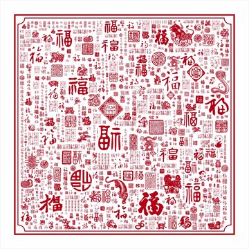 解锁数字艺术与传统文化新篇章，3D百福图库的创意探索与实践