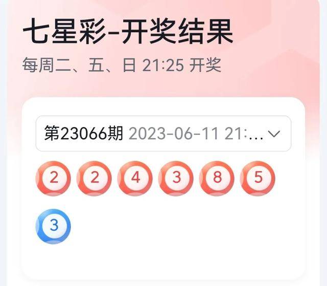 揭秘七星彩第2306期开奖结果，数字背后的幸运与期待之旅
